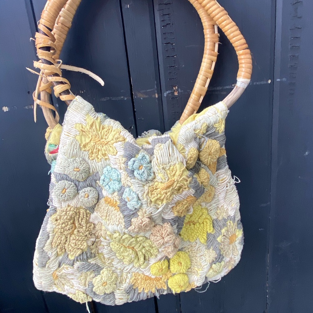 100% Linen Handbag